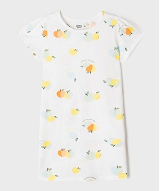 GEMO Chemise de nuit à motifs fruits d’été fille Imprimé