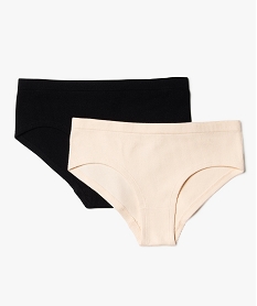 GEMO Culotte en maille côtelée fille (lot de 2) Multicolore