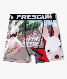 GEMO Boxer en microfibre imprimé Les Lapins Crétins garçon - Freegun Multicolore