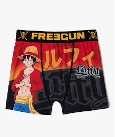 GEMO Boxer en microfibre motif One Piece garçon - Freegun Multicolore