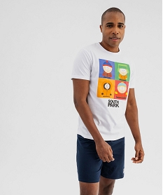GEMO Pyjashort en coton imprimé homme - South Park Bleu