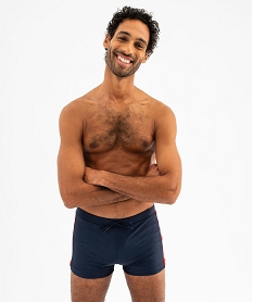 GEMO Shorty de bain avec bandes contrastantes homme bleu standard