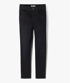 GEMO Jean skinny en coton stretch garçon noir standard