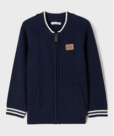 GEMO Gilet zippé en coton garçon - LuluCastagnette Bleu