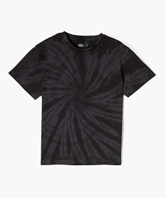 GEMO Tee-shirt manches courtes tie and dye garçon noir standard