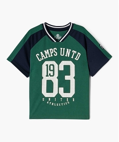 GEMO Tee-shirt de sport à manches courtes garçon - Camps United vert standard