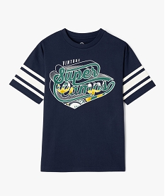 GEMO Tee-shirt manches courtes avec inscription XXL garçon - Camps United navy