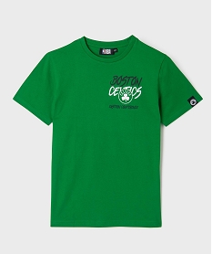 GEMO Tee-shirt manches courtes inscription Boston Celtics garçon - NBA vert standard
