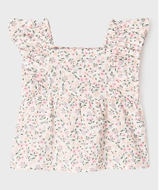 GEMO Blouse sans manches à volants coupe ample fille Multicolore