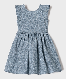 GEMO Robe de cérémonie fleurie avec jupon en tulle fille blanc chine