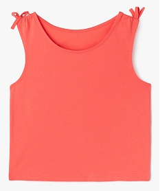 GEMO Débardeur avec noeud sur les épaules fille rose standard