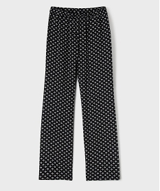 GEMO Pantalon large en viscose fille Noir