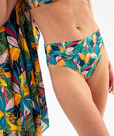 GEMO Haut de maillot de bain bandeau multiposition femme Vert
