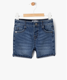 GEMO Short en jean extensible coupe slim bébé garçon bleu standard