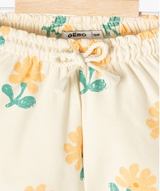 short avec taille elastique froncee bebe fille beigeL803801_2
