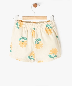 short avec taille elastique froncee bebe fille beigeL803801_3