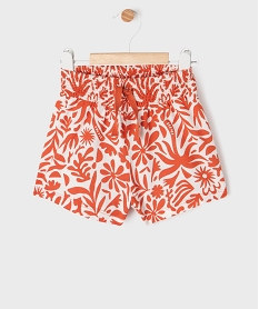 GEMO Short imprimé en maille bébé fille Multicolore