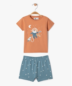 GEMO Pyjashort 2 pièces en coton imprimé bébé Multicolore