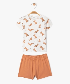 GEMO Pyjashort 2 pièces avec motifs chiens bébé garçon Multicolore