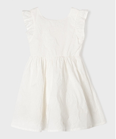 GEMO Robe de cérémonie avec jupon en tulle fille blanc chine