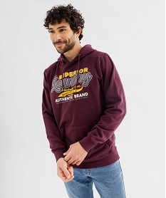 GEMO Sweat à capuche avec inscriptions homme - Tokyo Laundry Rouge
