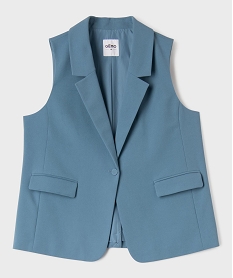 GEMO Veste sans manches femme grande taille bleu standard