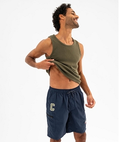 GEMO Short de bain ample homme - Camps United Bleu