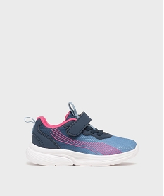 GEMO Baskets basses de running légères en mesh respirant fille Bleu