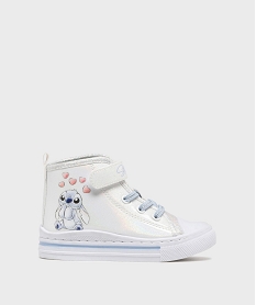 GEMO Baskets montantes avec motif Stitch fille - Disney bleu standard