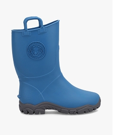 bottes de pluie garcon unies a anses - boatilus bleuL858101_1