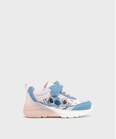 GEMO Baskets basses à semelle lumineuse motif Stitch bébé fille - Disney bleu standard