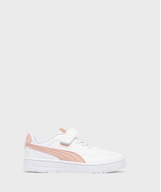 GEMO Baskets basses CourtLally fille - Puma blanc standard