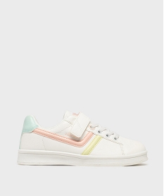 GEMO Baskets Andy fermeture scratch fille - Ellesse Blanc