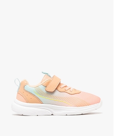 GEMO Baskets basses running en mesh fille - 5 Miles orange vif