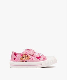 GEMO Baskets basses pailletées imprimé Stella fille - La PatPatrouille Rose