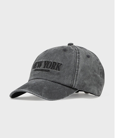 GEMO Casquette avec inscription urbaine brodée garçon Gris