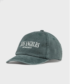 GEMO Casquette avec inscription urbaine brodée garçon Vert
