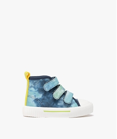 GEMO Baskets montantes en toile déperlante bébé garçon Bleu