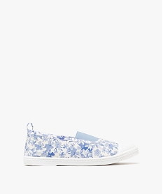GEMO Chaussures en toile avec élastique et bout renforcé fille Bleu