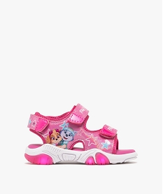 GEMO Sandales sport à semelle lumineuse bébé fille - La PatPatrouille rose vif