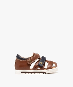 GEMO Sandales à bout et talon fermés bébé garçon marron standard
