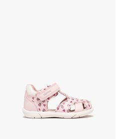 GEMO Chaussures ouvertes à scratch imprimées bébé fille - Geox Rose