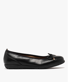 GEMO Ballerines confort avec noeud en corde femme noir standard