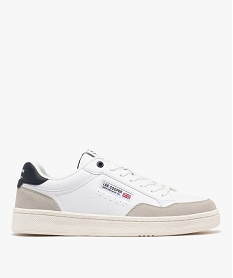 GEMO Baskets basses à lacets au look urbain tendance homme - Lee Cooper blanc standard