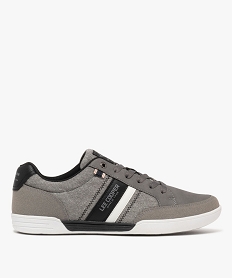 GEMO Baskets basses de ville à semelle fine homme - Lee Cooper Gris