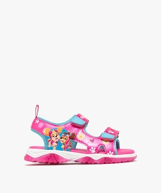 GEMO Sandales sport à scratch fille à motifs - Pat Patrouille rose vif