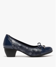 GEMO Escarpins confort look ballerine femme Bleu