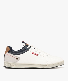 GEMO Baskets de ville à lacets homme - Carrera blanc standard