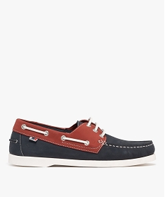 GEMO Chaussures bateau bicolore - Tanéo Rouge