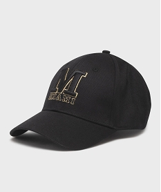 GEMO Casquette avec broderie Miami femme noir standard